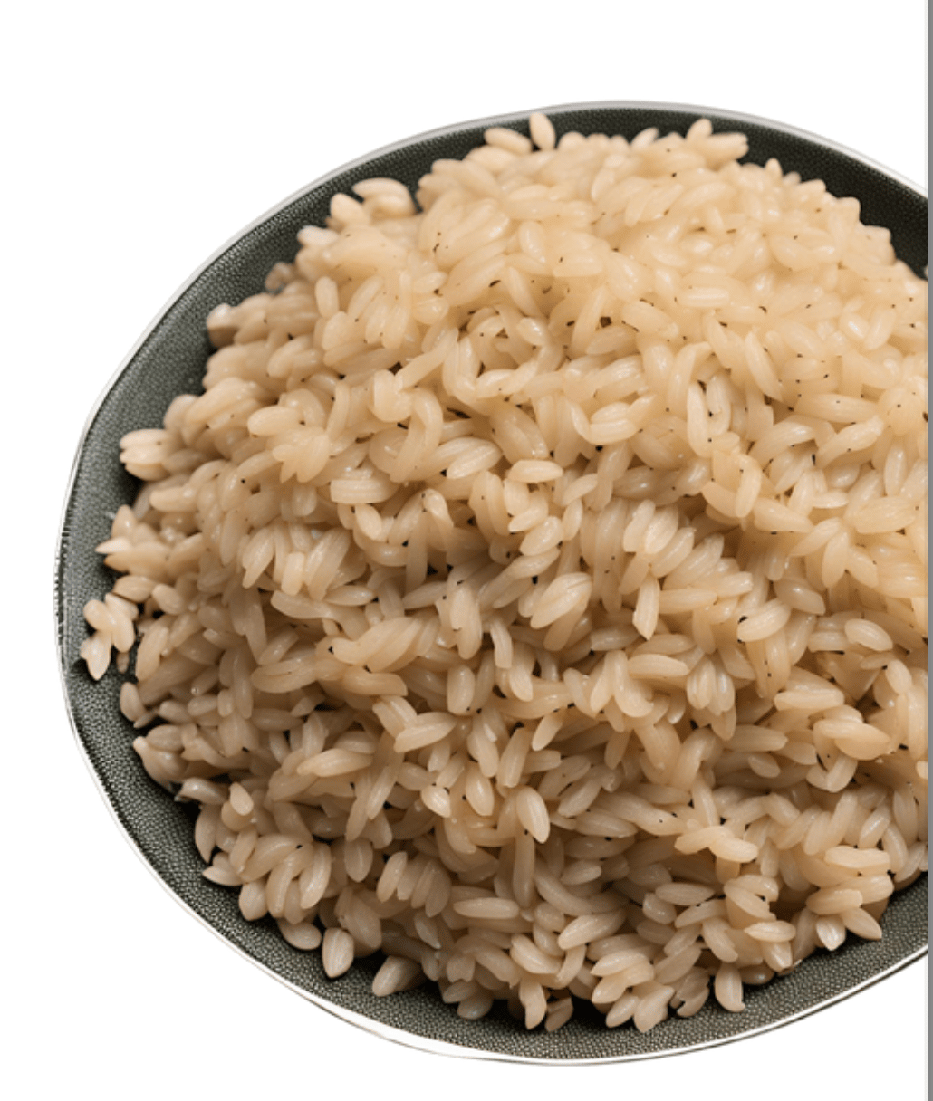 Unpolished Rice Platter