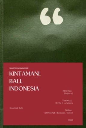 Bali Kintamani Coffee Beans (200g)