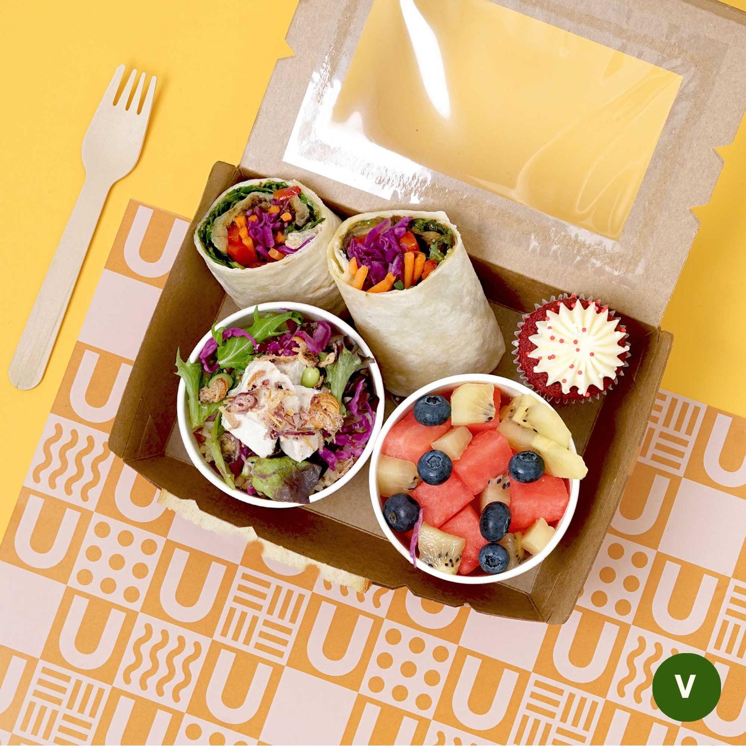 Vegetable Melody Wrap Boxed Lunch