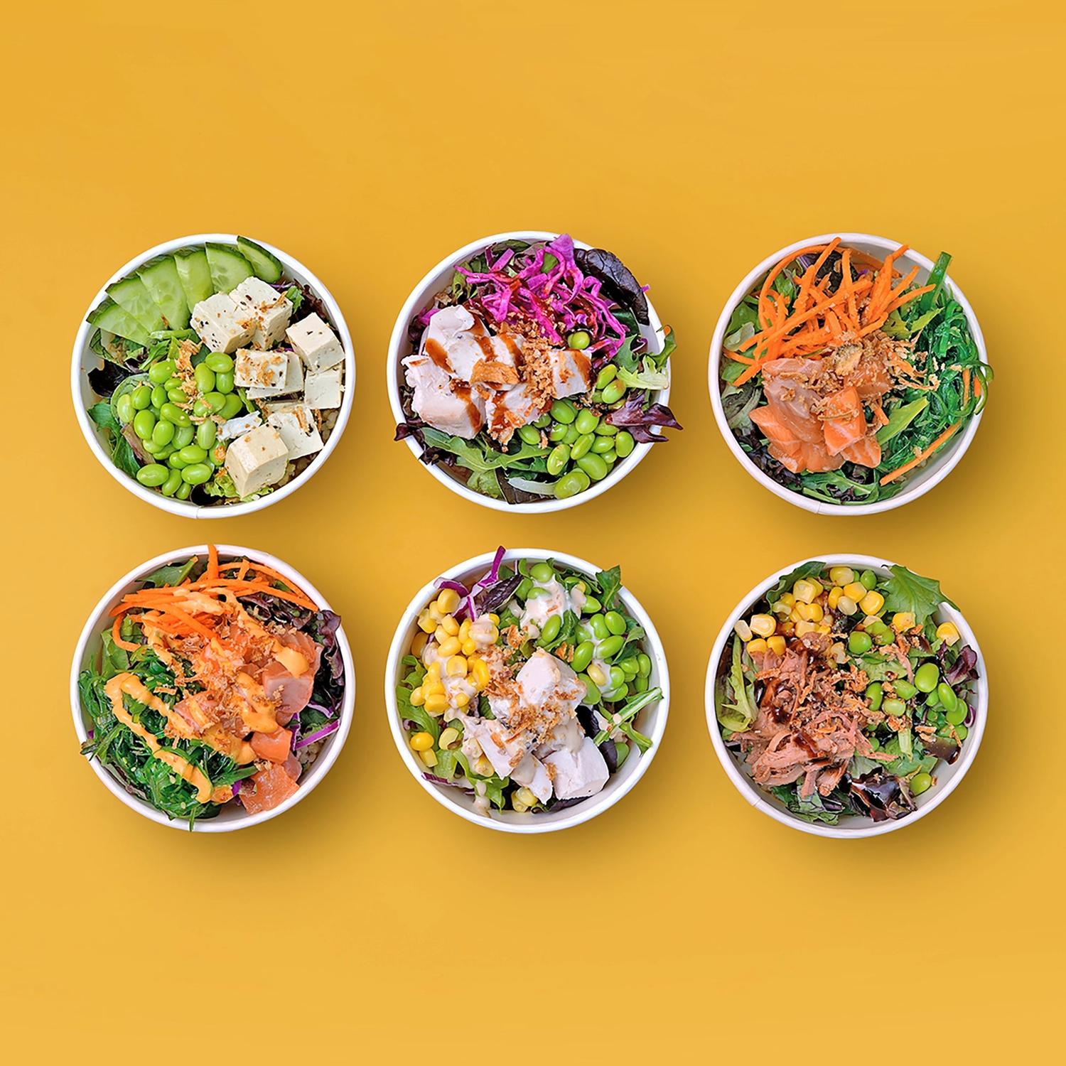 Assorted Mini Poke Bowls (15 Pieces)