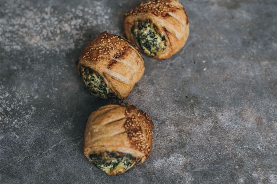 Mini Spinach + Ricotta Sausage Roll