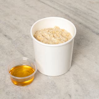 Gluten free porridge with agave