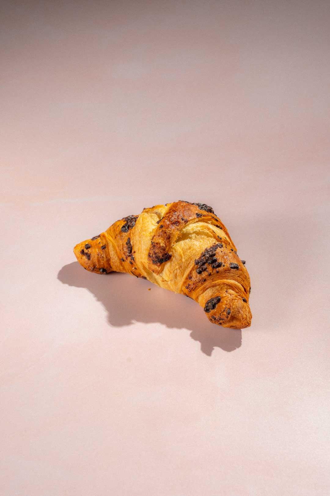 Dark chocolate croissant