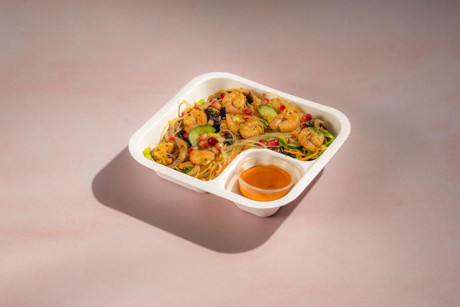 Prawns + glass noodles
