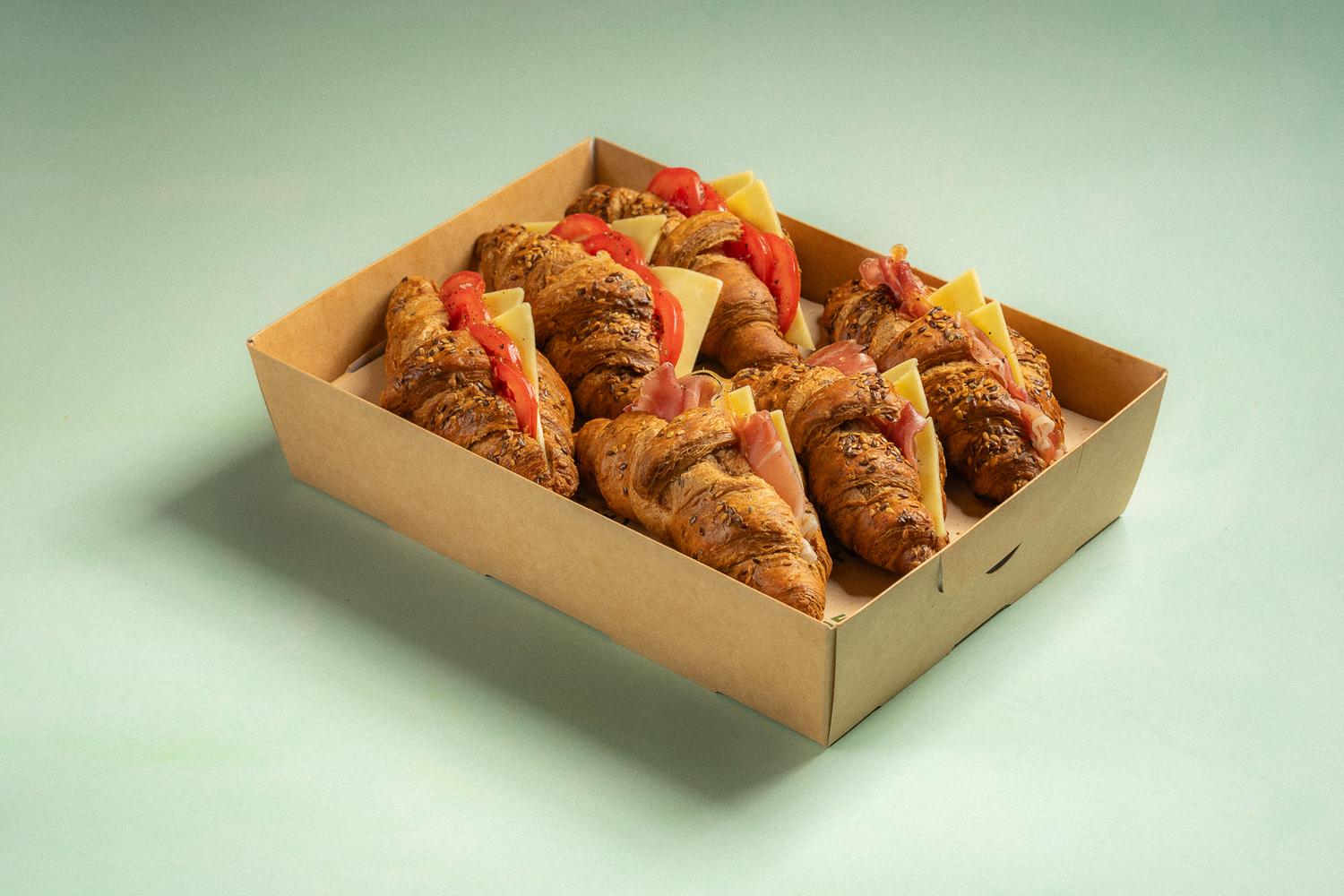 Savoury croissants platter