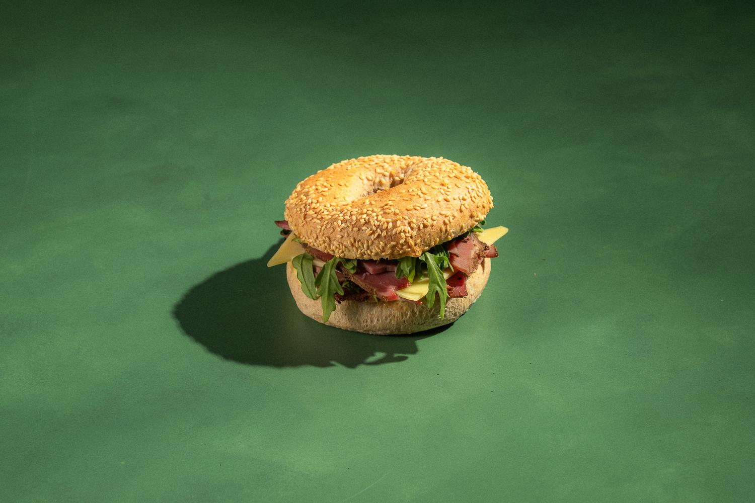 Pastrami bagel