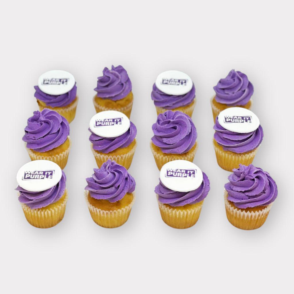 Wear It Purple Cupcakes Box (12pcs)