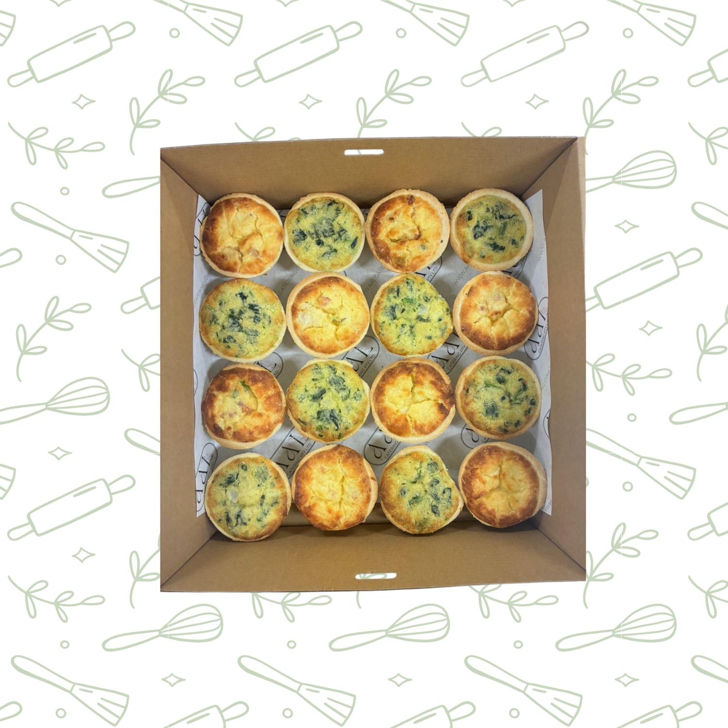 Assorted Mini Quiches (Box of 15)