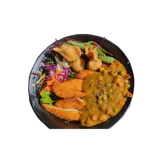 Katsu Chicken Curry  Rice Bowl Meal Set