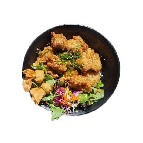Karaage Chicken Rice Bowl Meal Set