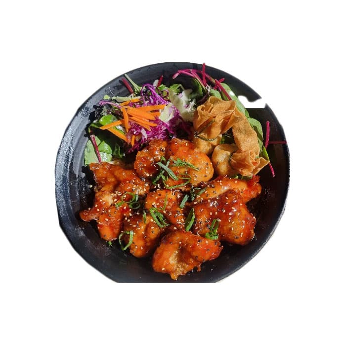 Spicy Karaage Chicken Rice Bowl Meal Set