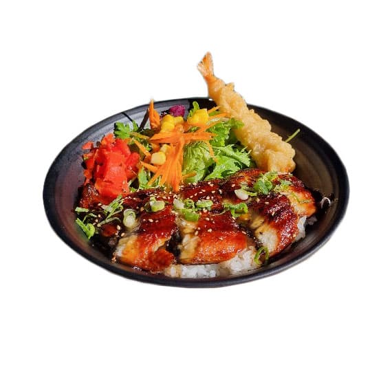 Teriyaki Unagi (Eel) Rice Bowl Meal Set