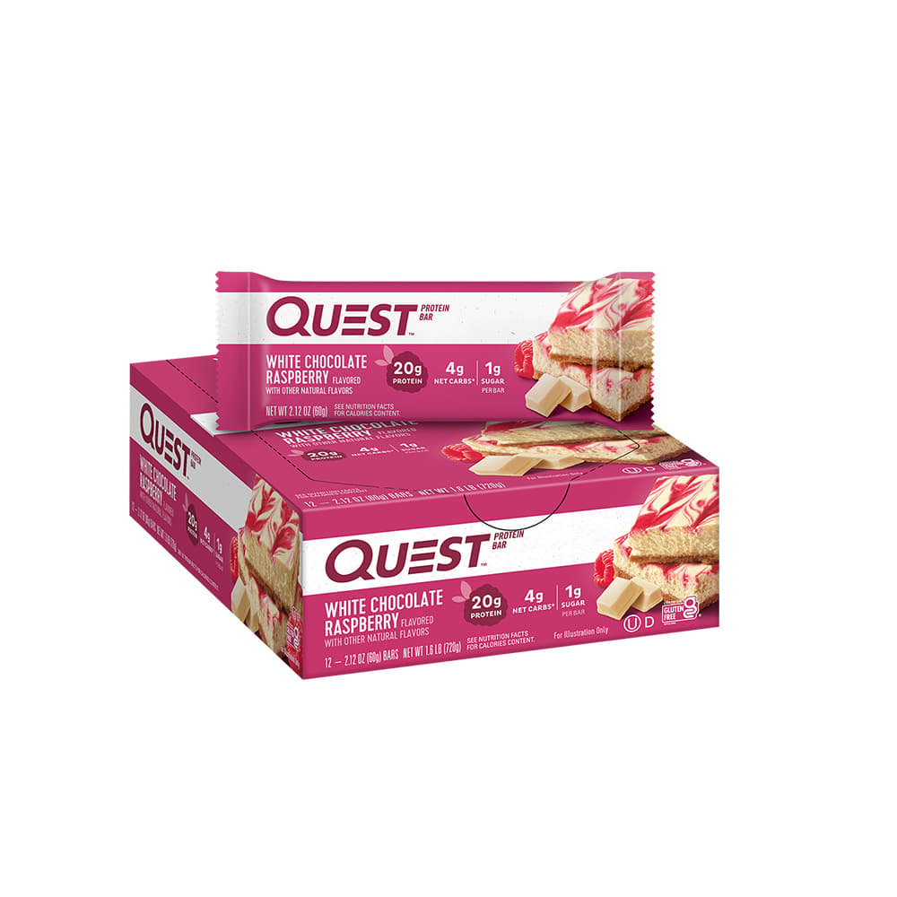 Quest Bar - White Chocolate Raspberry (60G)