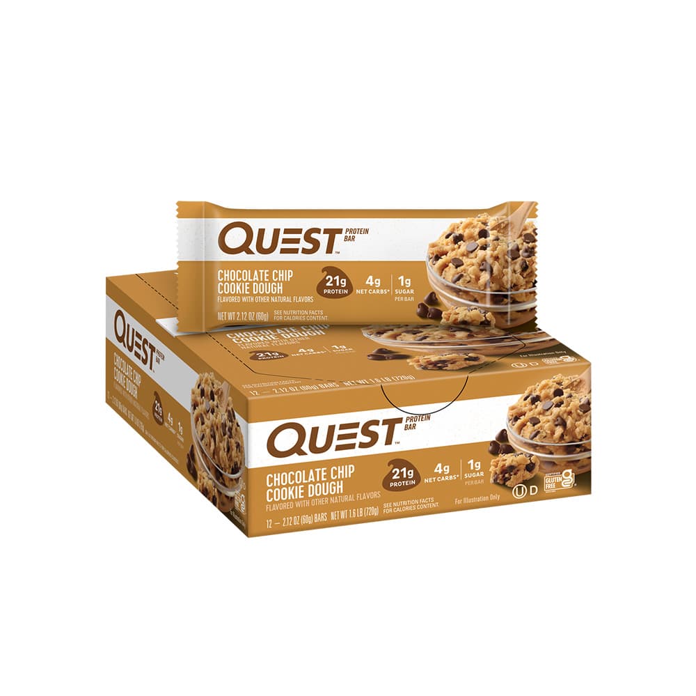 Quest Bar - Choc Chip Cookie Dough (60G)