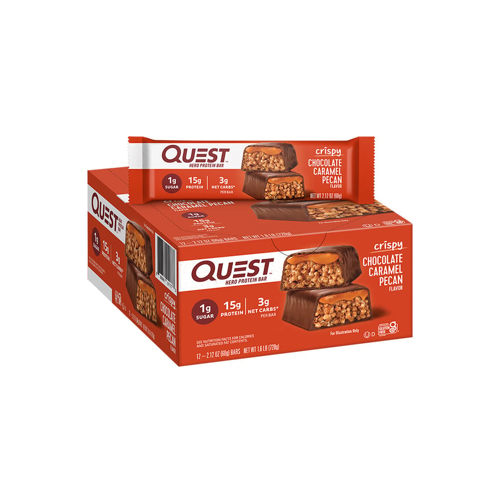 Quest Hero - Chocolate Caramel Pecan (60G)