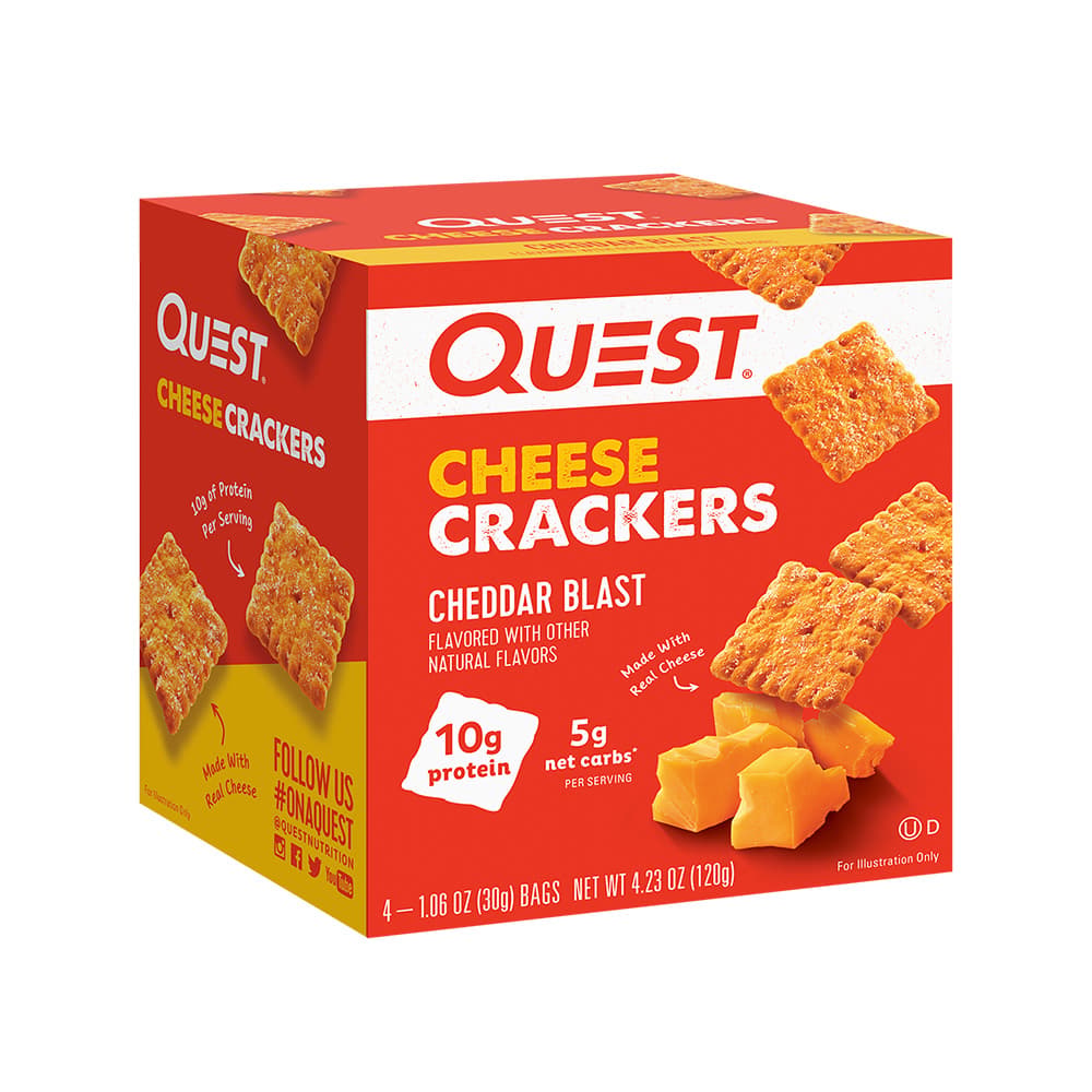 Quest Snack Cheese Crackers Cheddar Blast (30G)