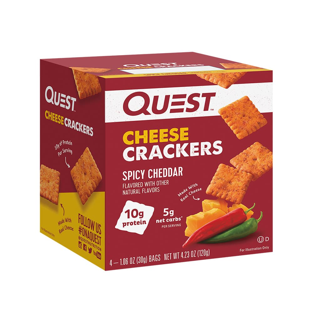 Quest Snack Cheese Crackers Spicy Cheddar (30G)
