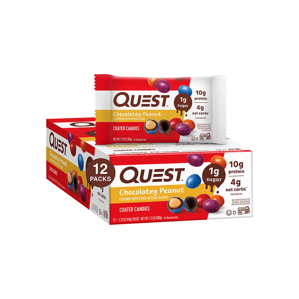 Quest Coated Pieces Chocolatey Peanut (49G)
