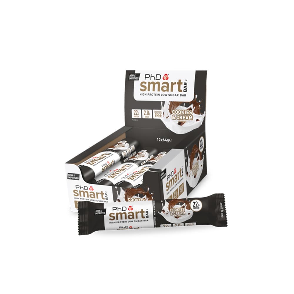 PhD Smart Bar Cookies and Cream (64G)