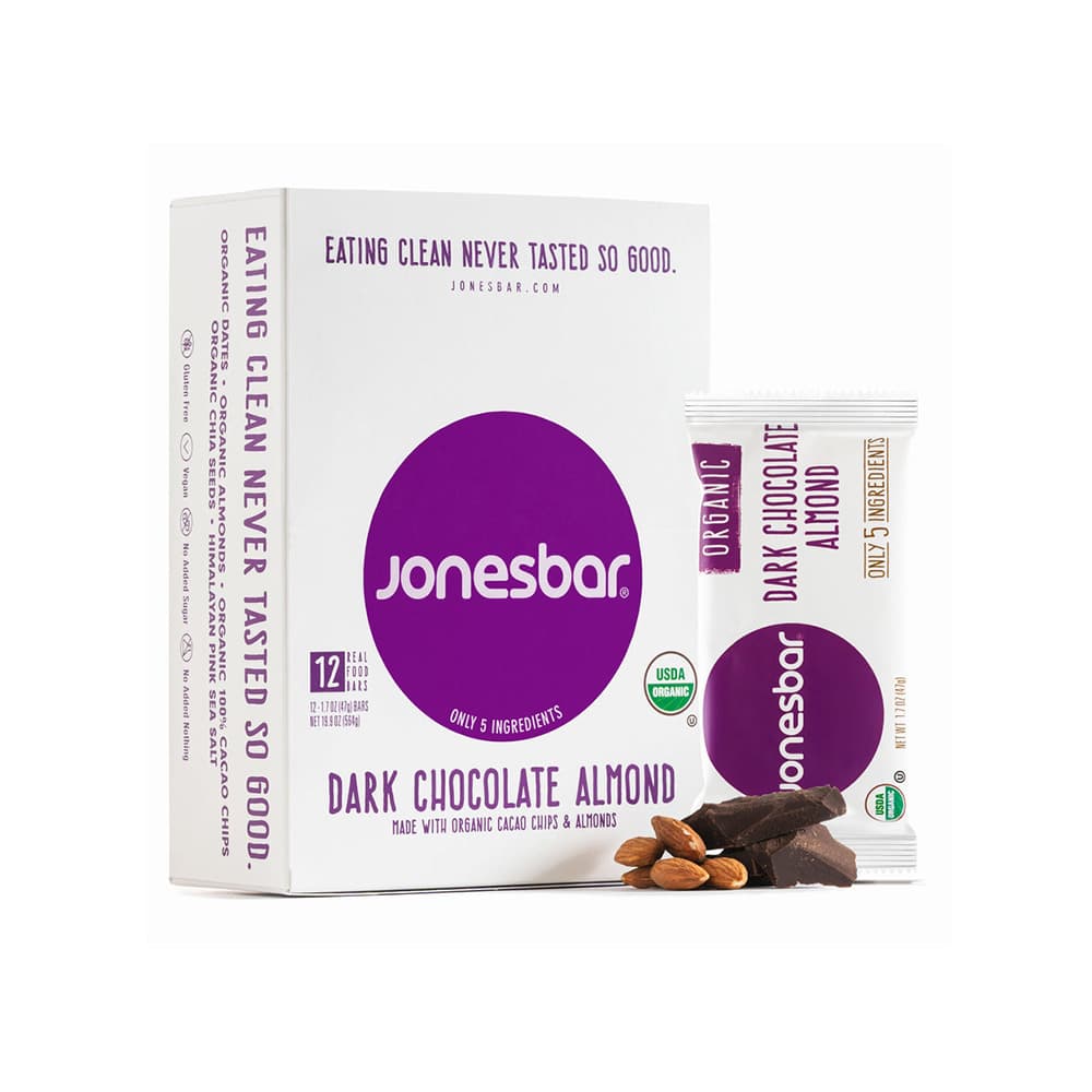 JonesBar - Organic Dark Chocolate Almond (47G)