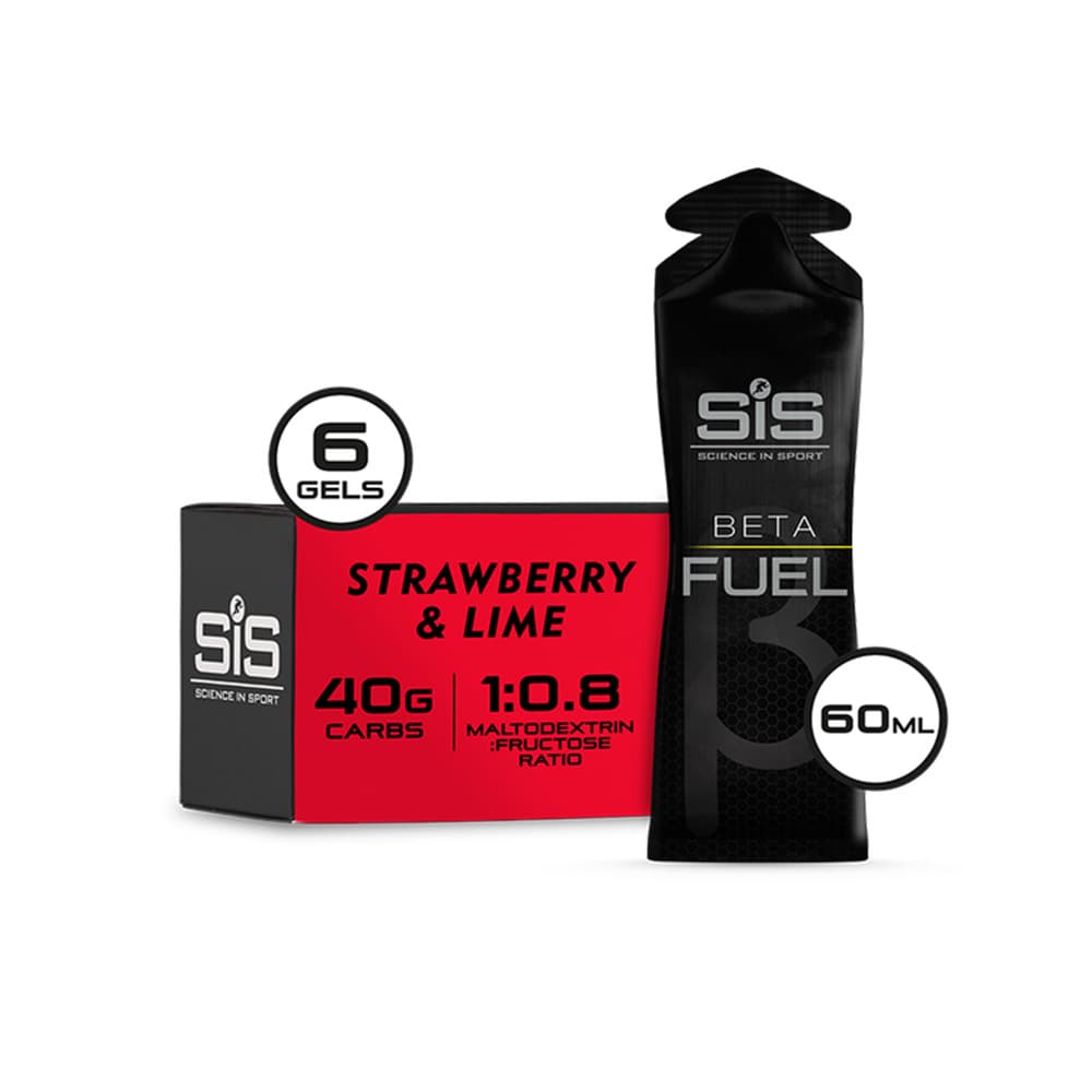 SIS Gel Beta Fuel Strawberry and Lime (6 Packs)