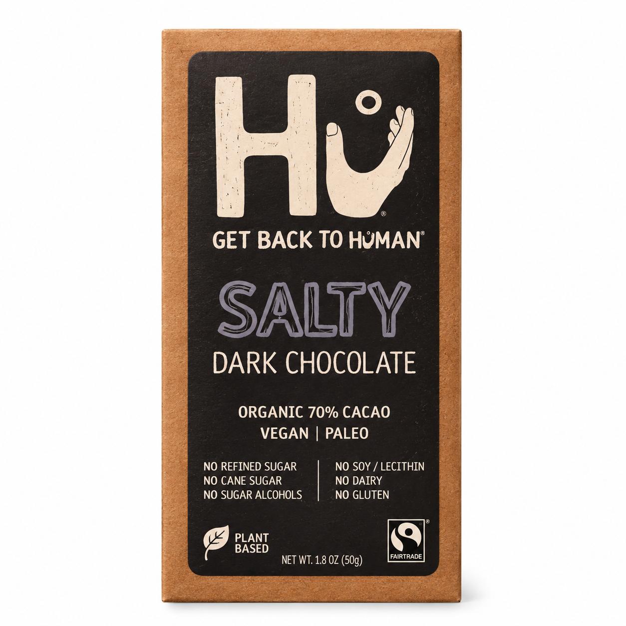SALTY DARK CHOCOLATE BAR 60G X12