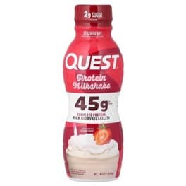 Quest 45g Protein Milkshake - Strawberry 414ml
