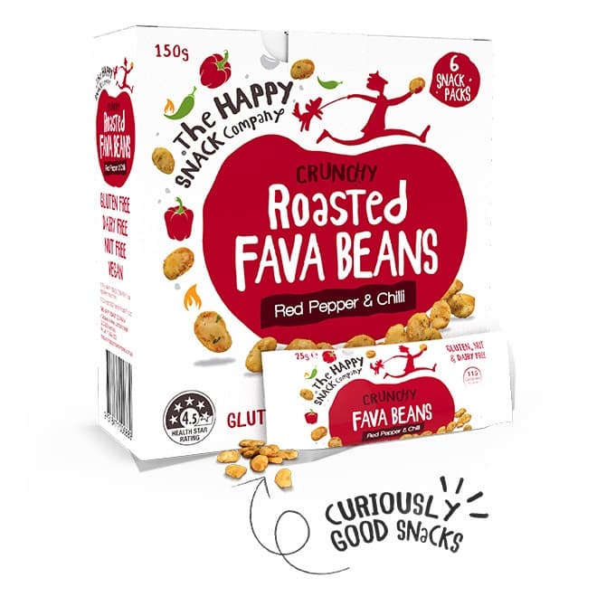 Happy Snack Fava Beans - Red Pepper & Chilli