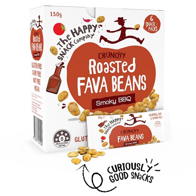 Happy Snack Fava Beans - Smokey Barbeque