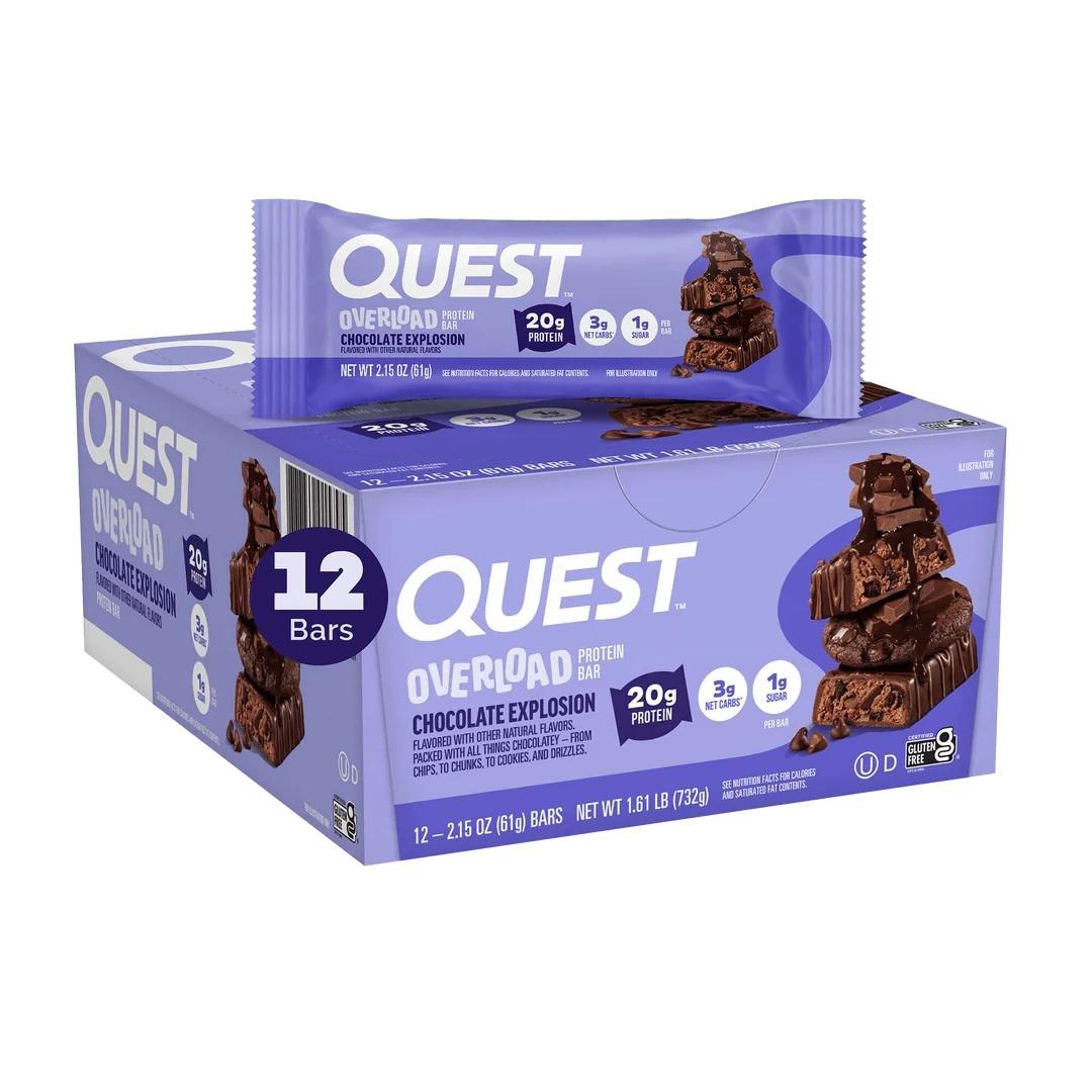 Quest Overload Protein Bar - Choc Explosion