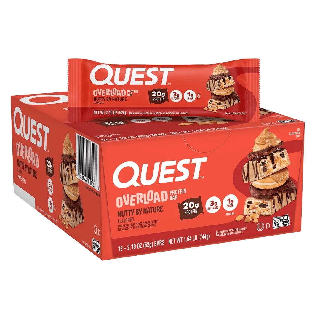Quest Overload Protein Bar - Nutty By Nature