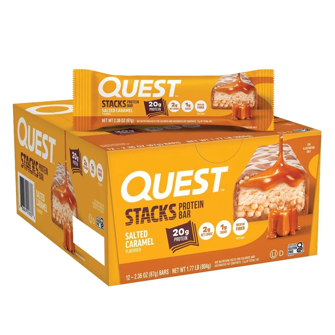 Quest Stacks Protein Bar - Salted Caramel