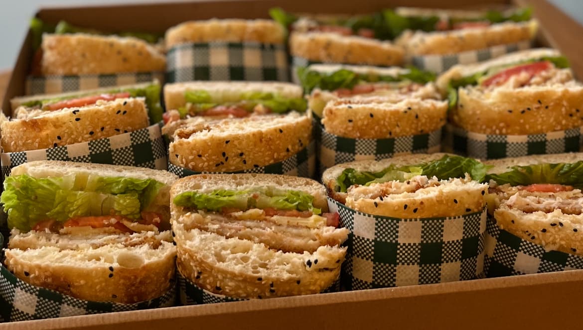 Selection Turkish Roll Sandwiches