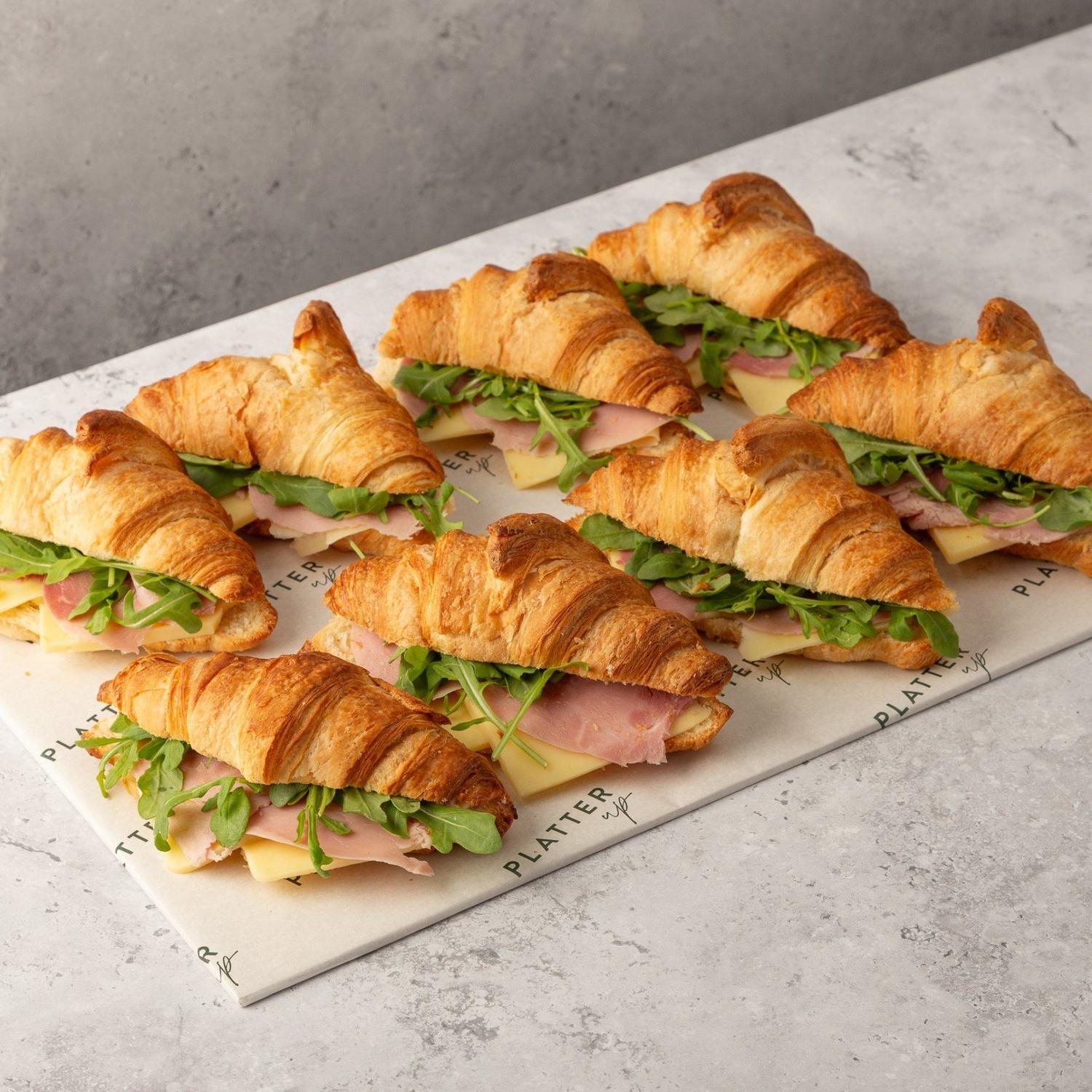 Italian Ham and Cheese Croissants