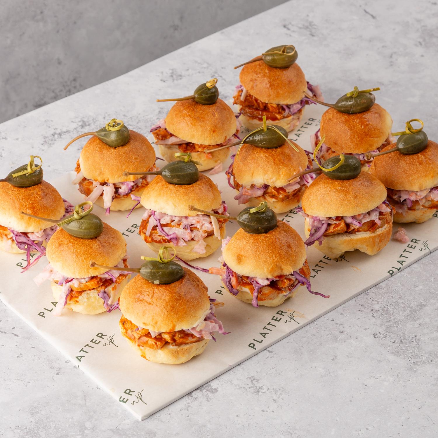 BBQ Chicken Brioche Sliders