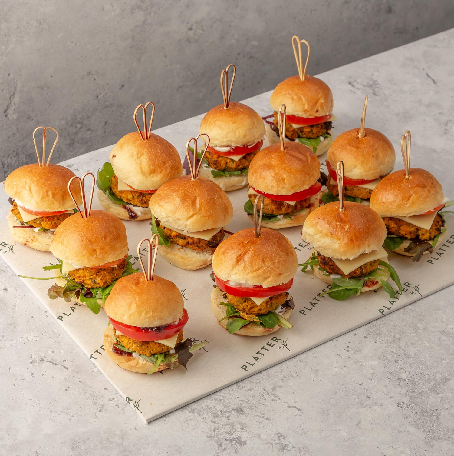 Vegetarian Sweet Potato Sliders 