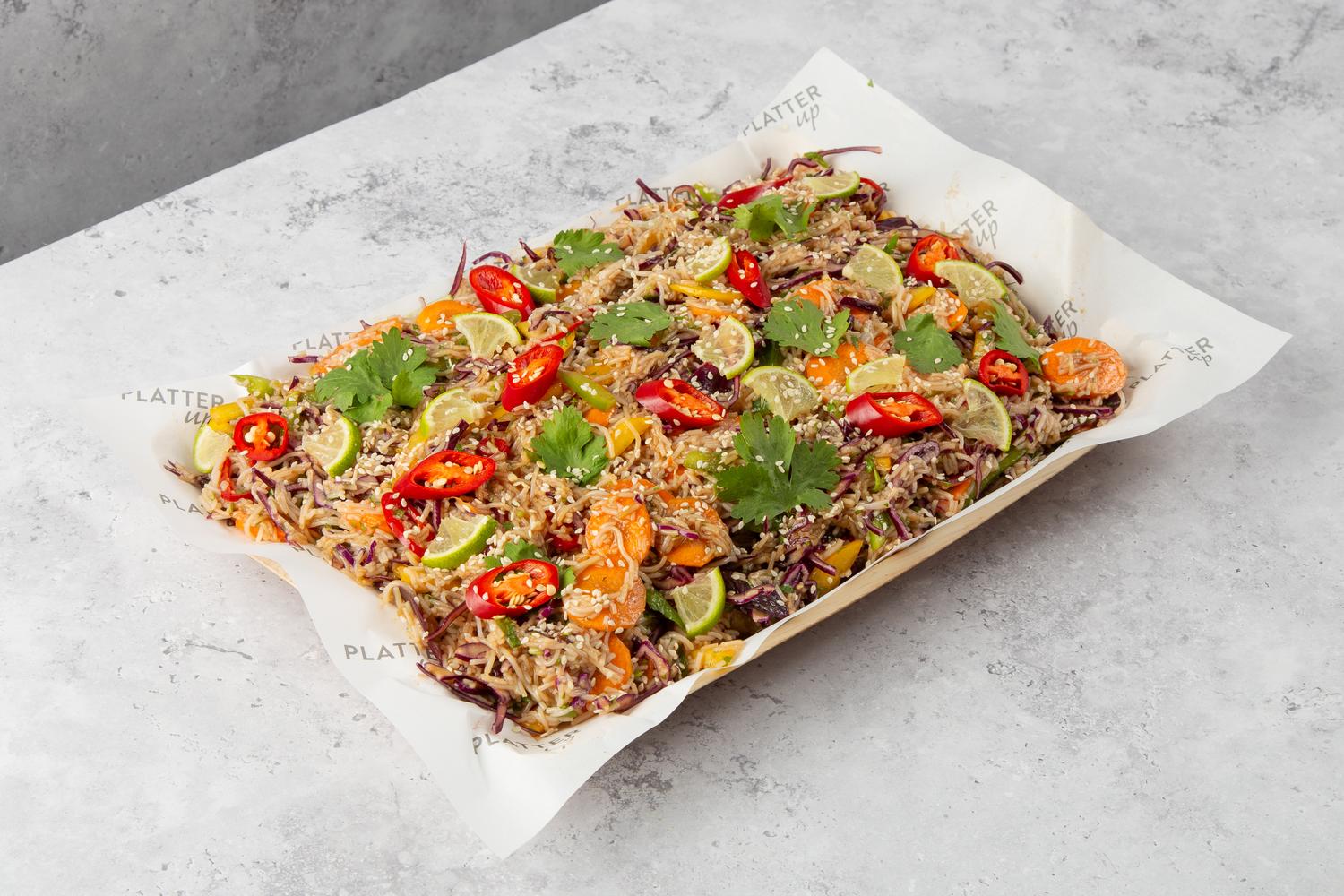 Vegan Thai Salad with Sesame Dressing