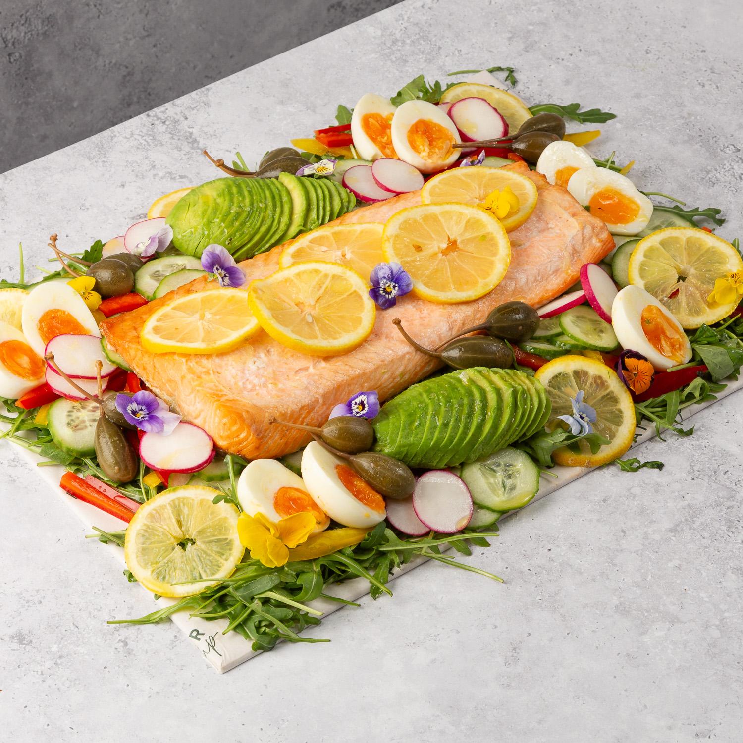 Salmon Salad Platter