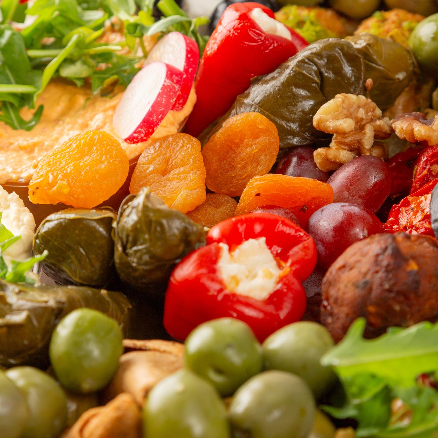 1 Metre Middle Eastern Grazing Table - Feeds 30