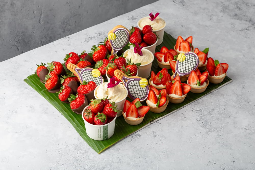 Strawberries and Cream Platter