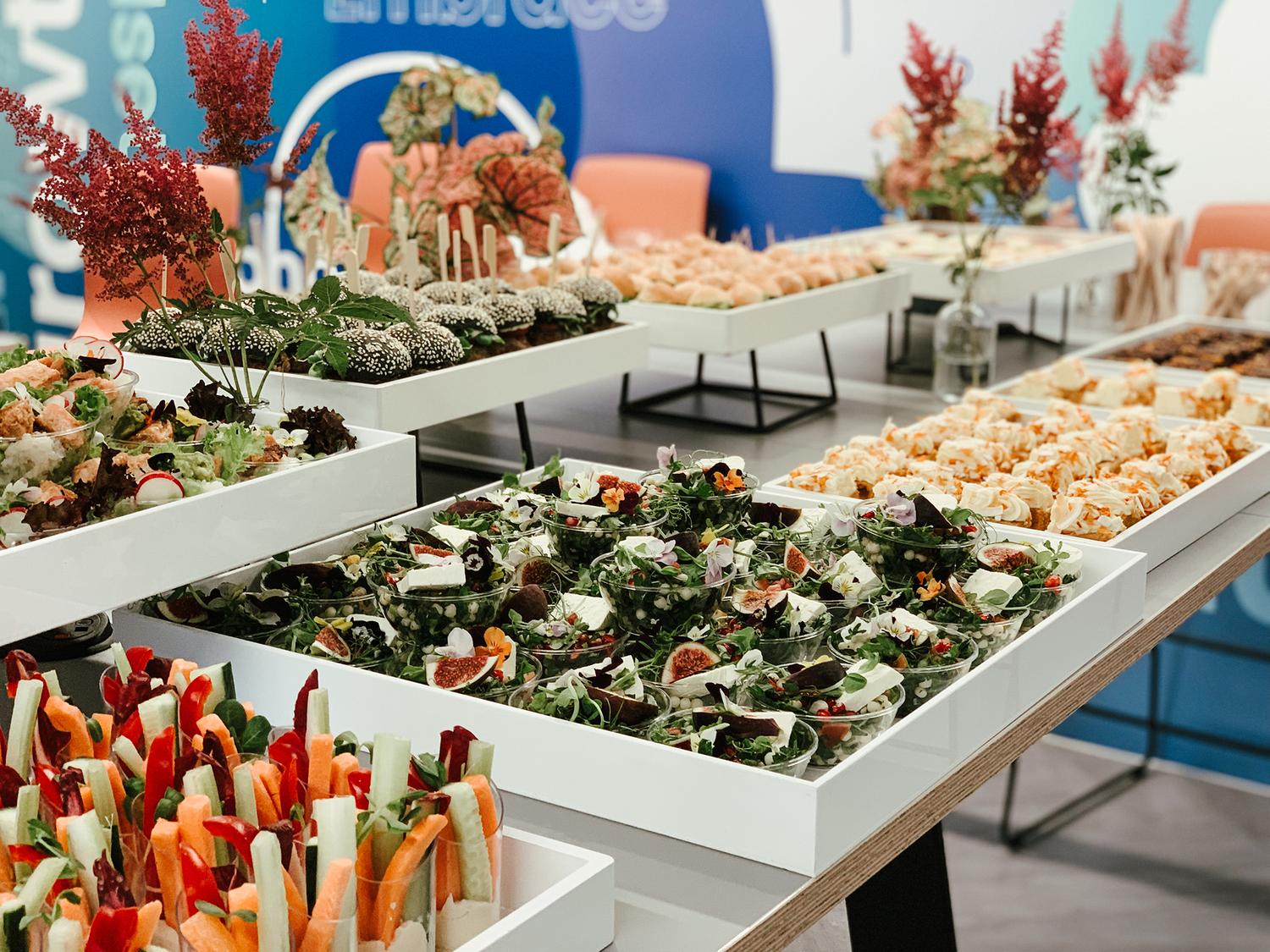 Lunch Table for 90+ Guests