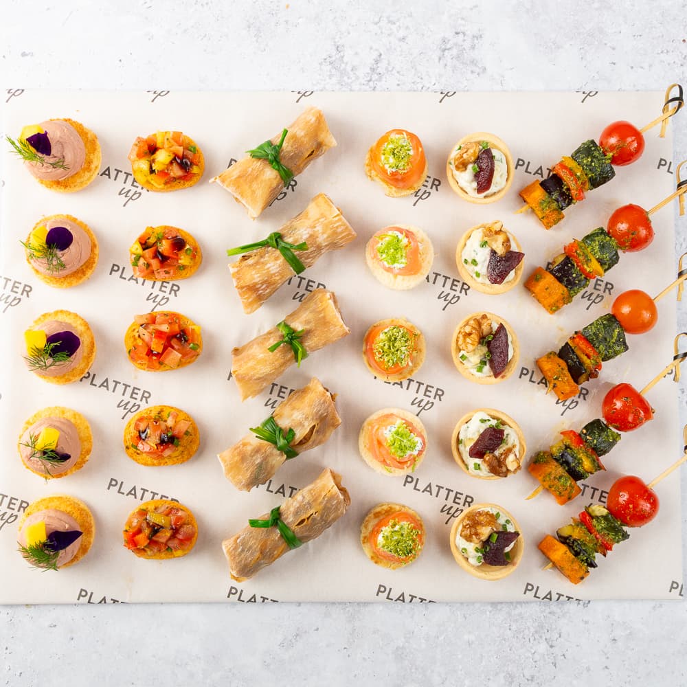 Hot and Cold Canapés - Choose 14 per person