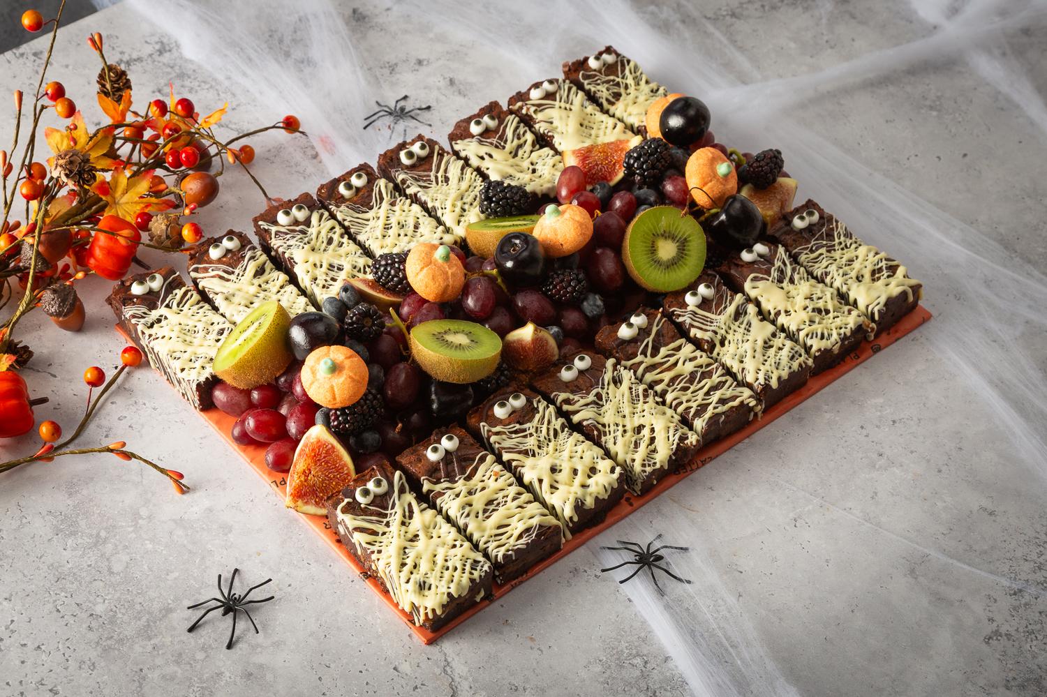 Halloween Brownie Platter