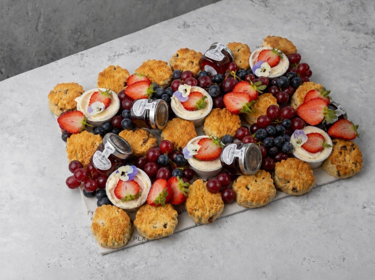 Scones with Jam and Clotted Cream Platter - 18