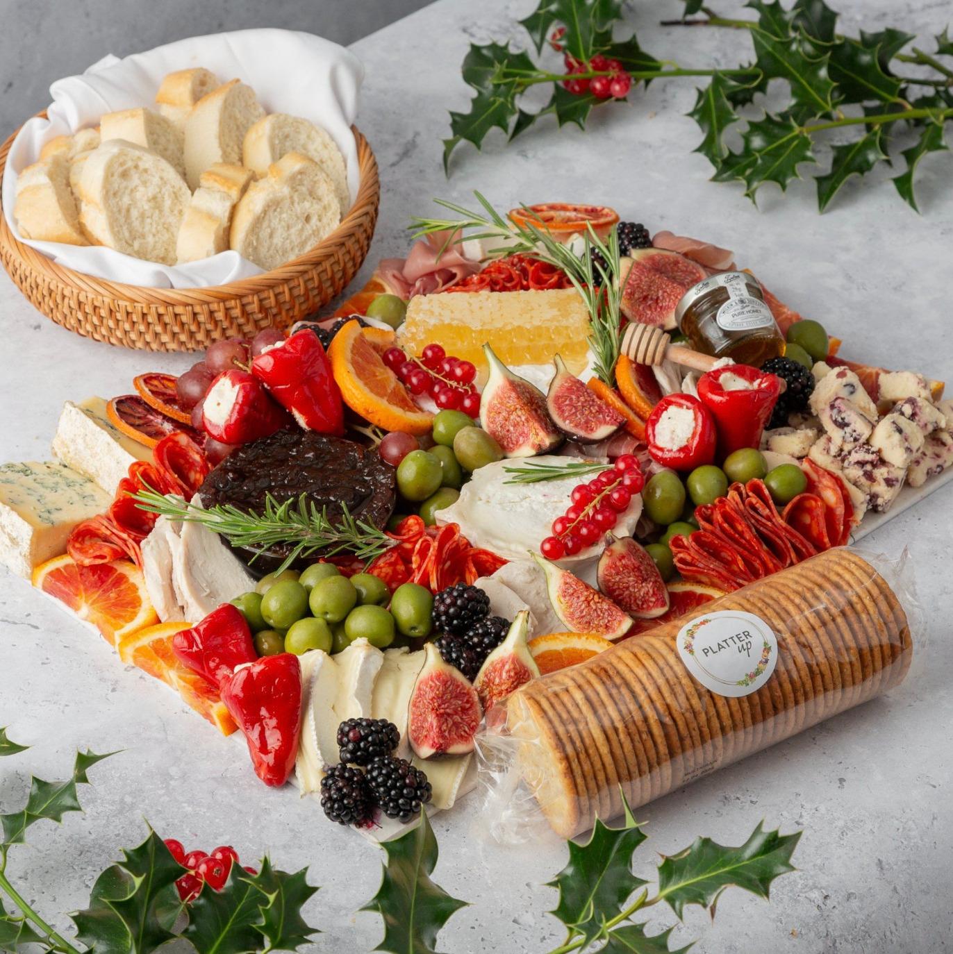Small Christmas Grazing Platter - Feeds 7