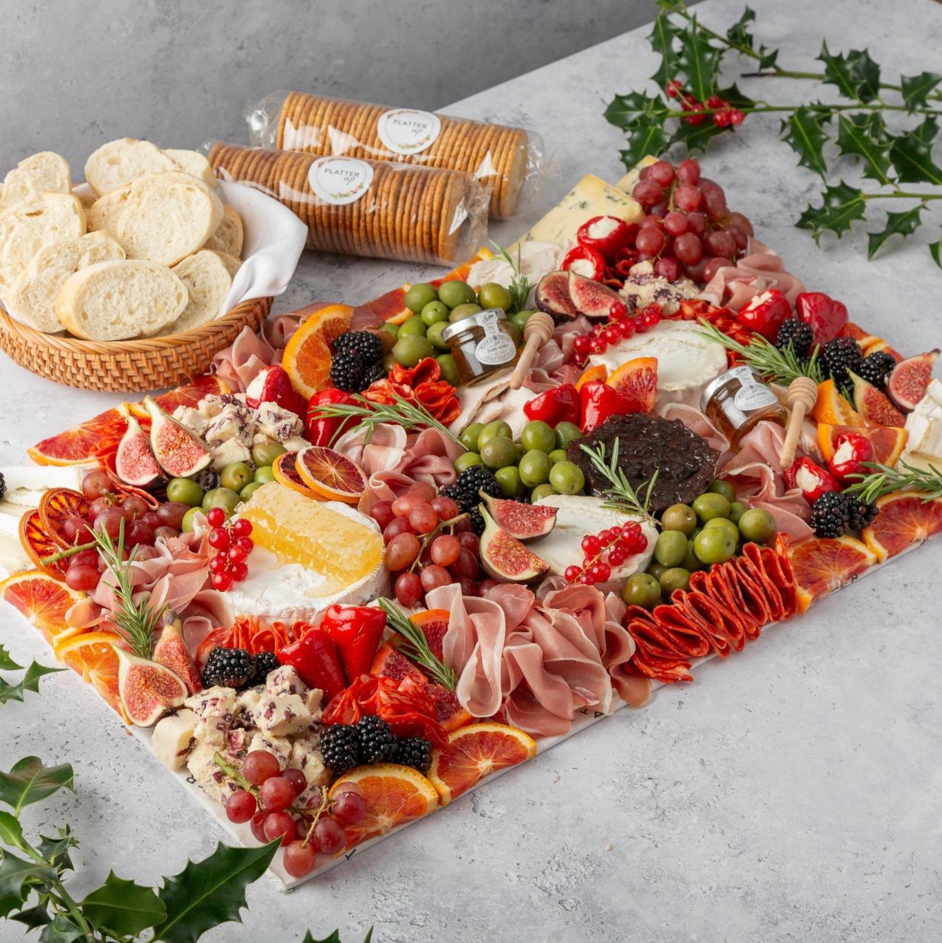 Large Christmas Grazing Platter- Feeds 14