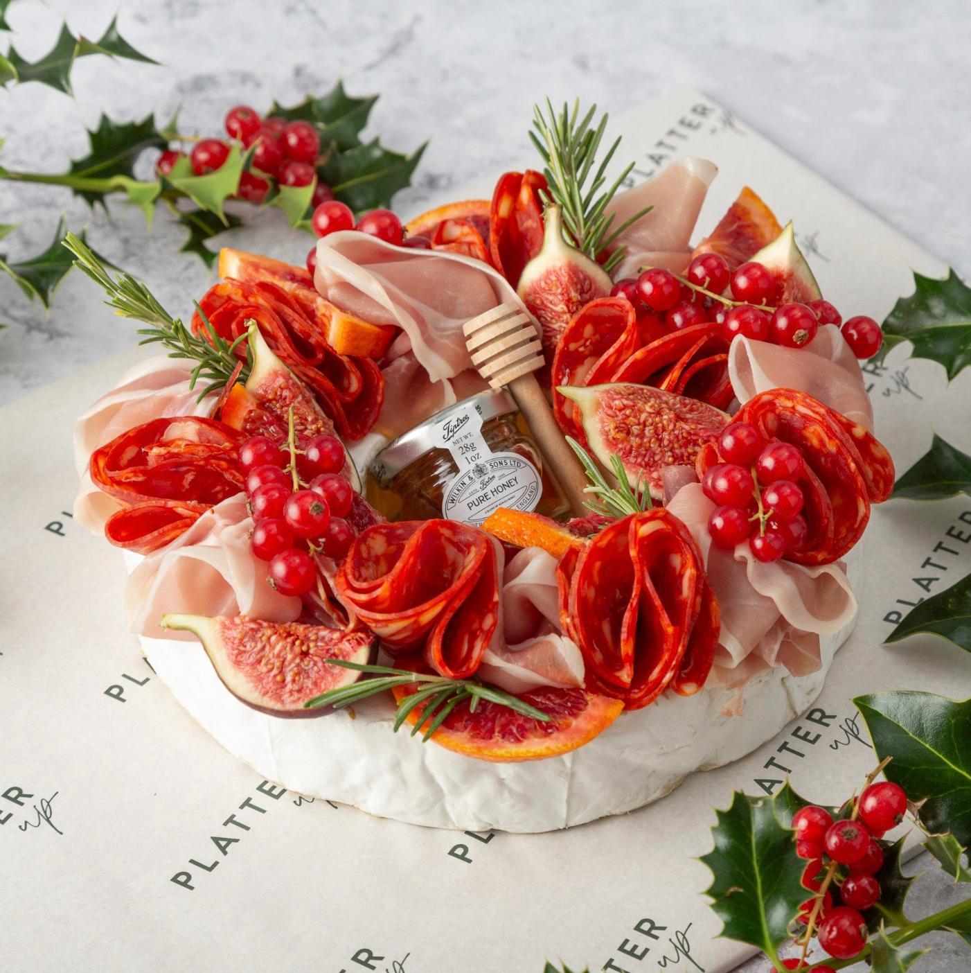Christmas Brie Wreath - Feeds 12