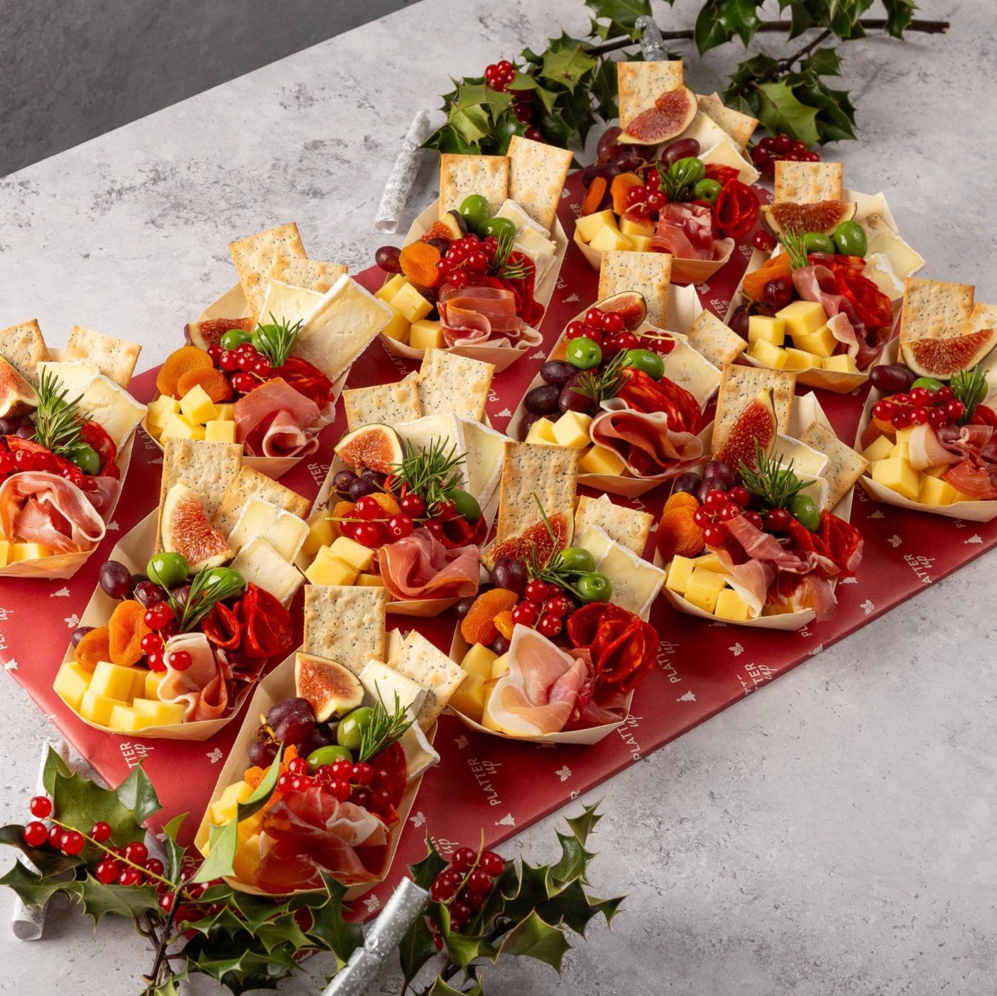 Savoury Christmas Boat Platter - 12