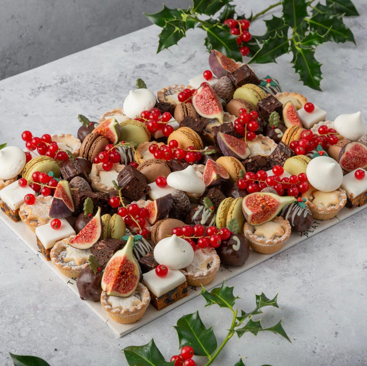 Small Christmas Dessert Platter - Feeds 15