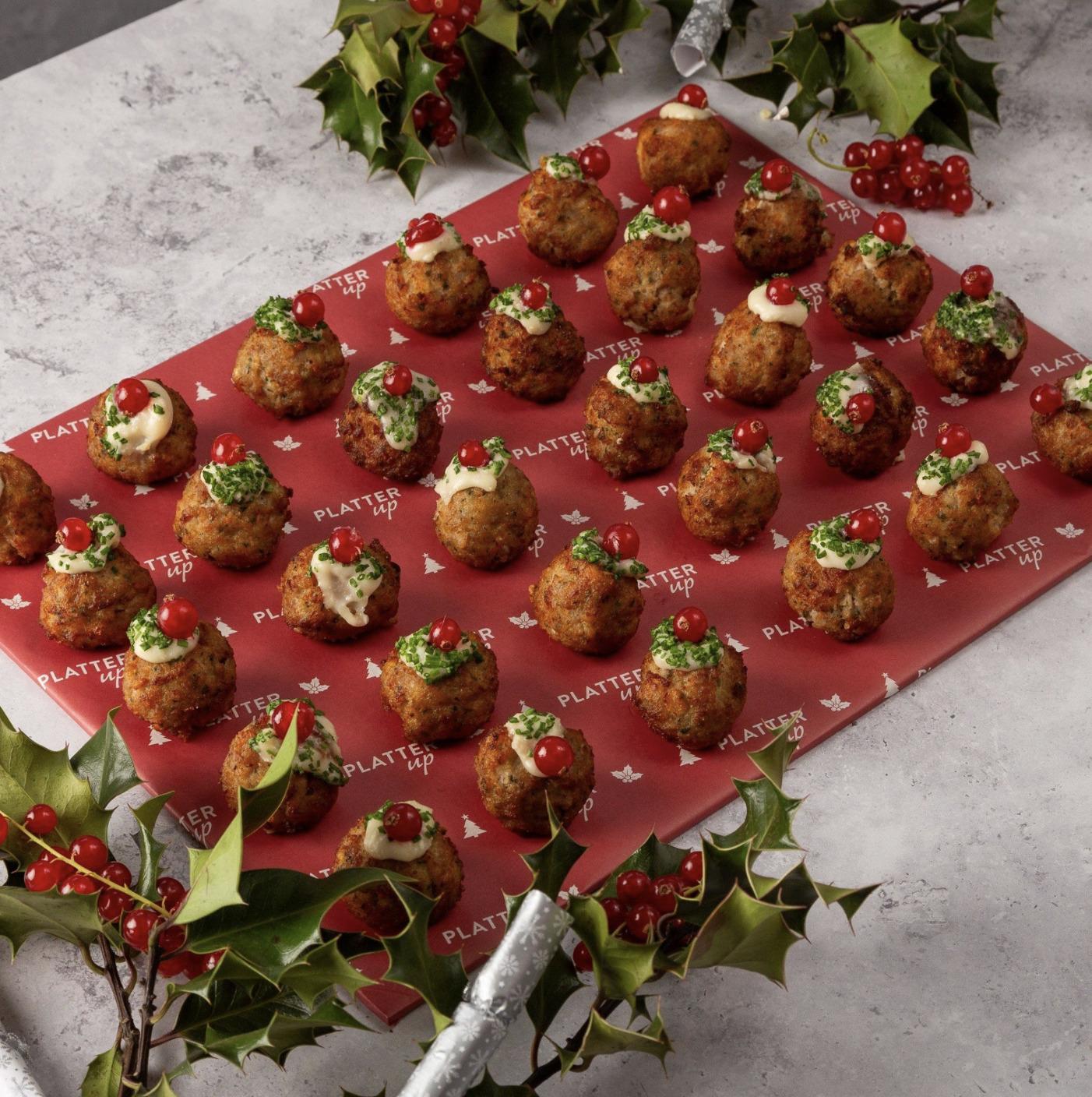 Sage and Chestnut Stuffing Bites Canapé (V) – 30